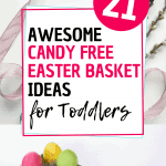 candy free easter basket ideas for toddlers.