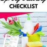 Spring cleaning checklist printable