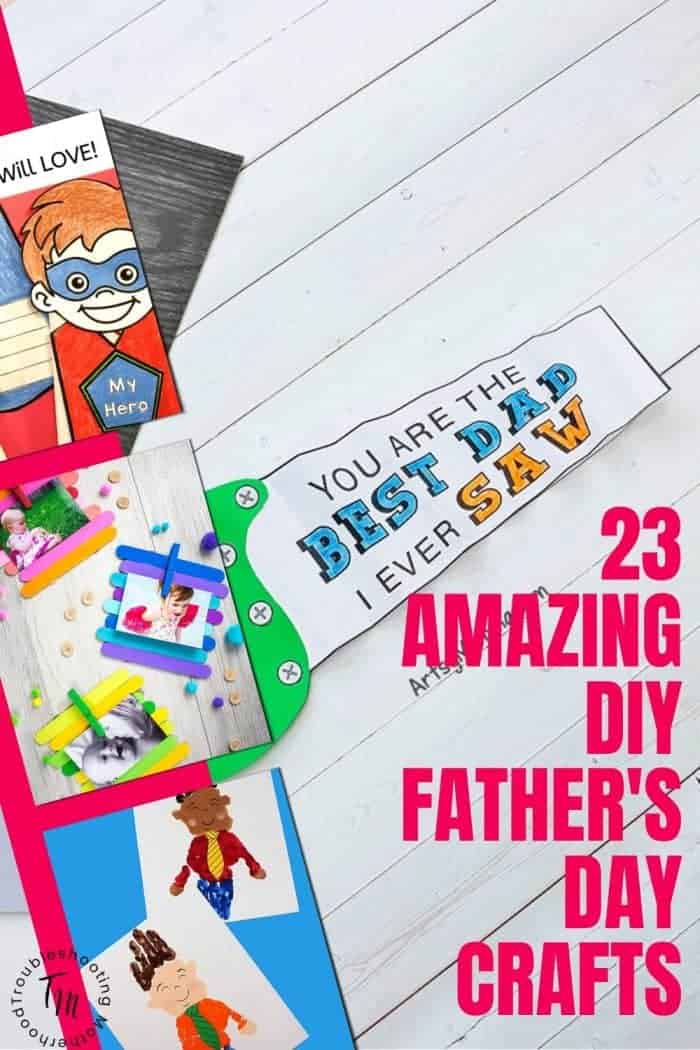 DIY Father's Day Crafts for Kids - Troubleshooting Motherhood