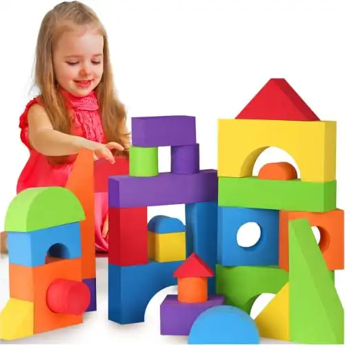 Large Building Foam Blocks for Toddlers