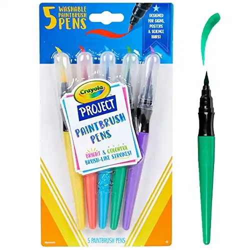 Crayola Washable No Drip Paint Brush Pens