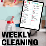 printable cleaning schedule checklist