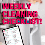 Printable Weekly Cleaning Checklist