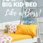 transition your toddler to a big kid bed