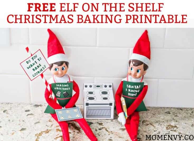 Image for Free Elf on the Shelf Christmas Baking Printable Set – Christmas Cookies