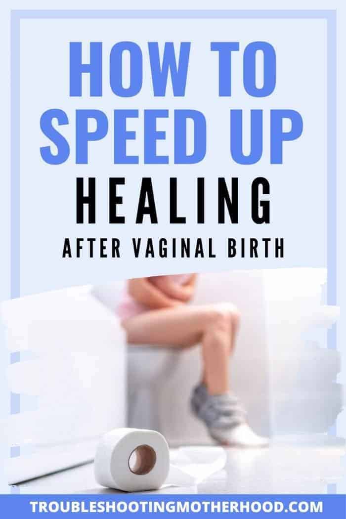 How to speed up healing after vaginal delivery.