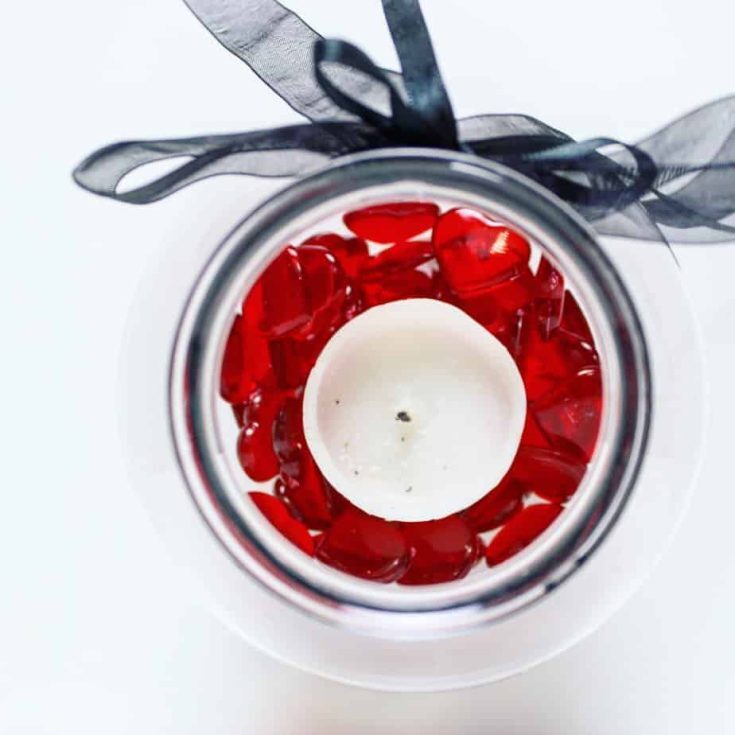 Image for Easy Valentine Glass Jar Centerpiece