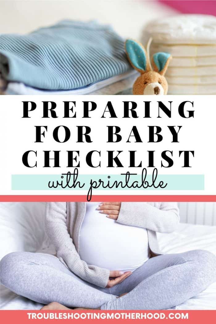 How to prepare for a baby with prepare for baby checklist free printable.
