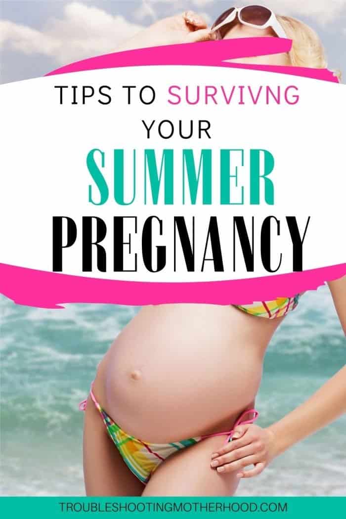 Tips for surviving your summer pregnancy.