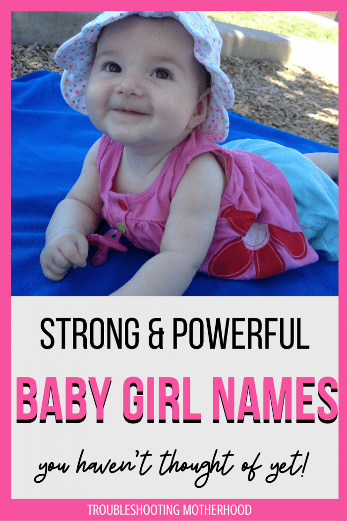 PIN Image for Strong Baby Names for Girls.