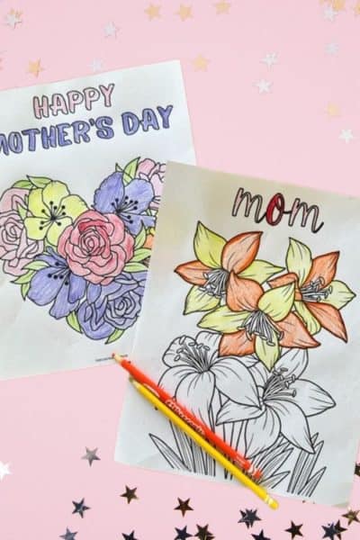 Mother's Day coloring pages featured Image