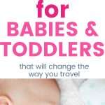 The best travel baby cribs for infants and toddlers. image of sleeping baby.