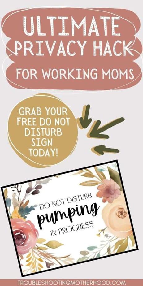 Pin image for pumping in progress sign.