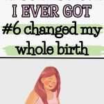 The Best Labor Advice I ever got. #6 changed my whole birth. Image: Cartoon drawing of pregnant woman.